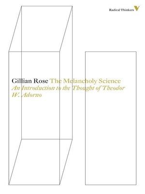 cover image of The Melancholy Science